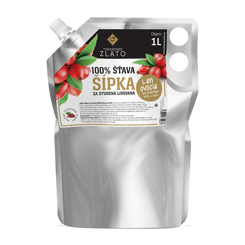 Šťava 100% Šípka 1l