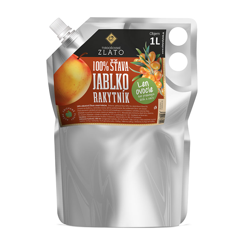 Šťava Jablko Rakytník 1l