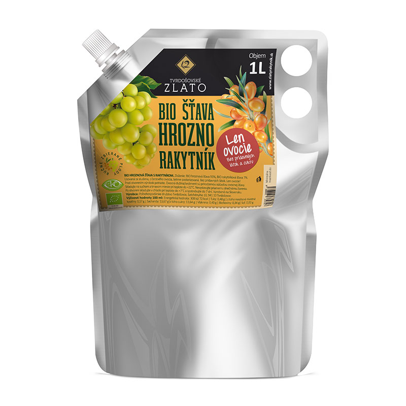 Šťava BIO Hrozno BIO Rakytník 1l