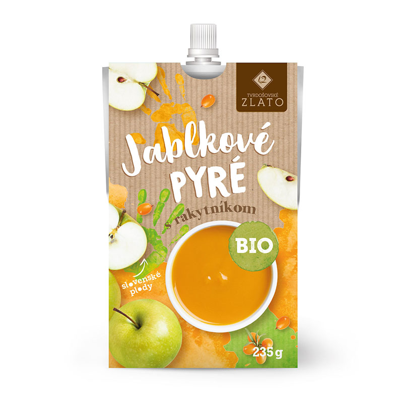 Jablkové pyré s rakytníkom BIO 235g