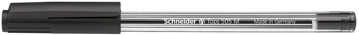 Pero guľôčkové SCHNEIDER 0,5mm s vrchnákom čierne