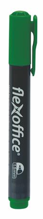 Popisovač permanent FLEXOOFICE 1,5mm zelený