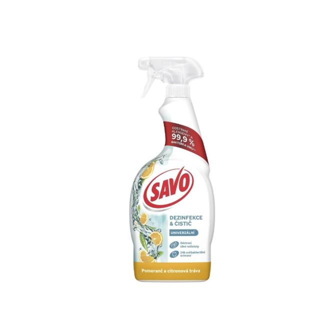 Savo dezinfekcia bez chlóru 700ml viaúčelový - pomaranč