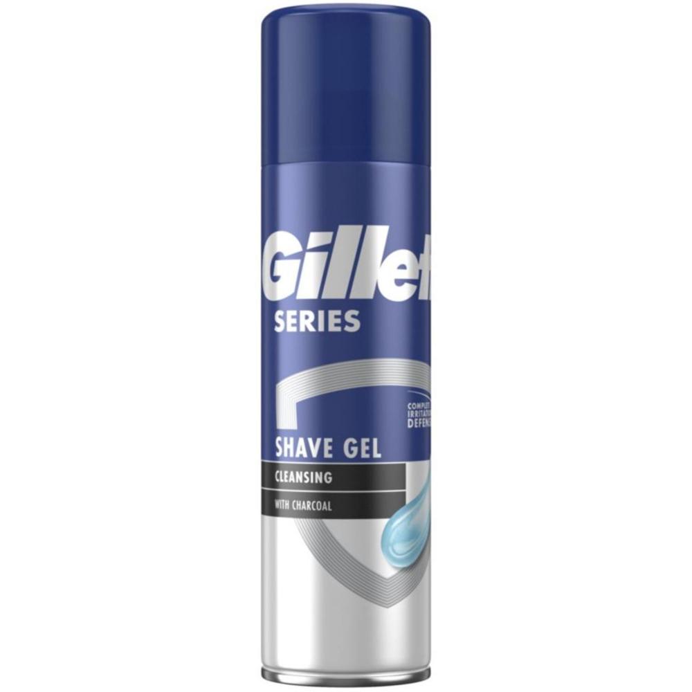 Gillette gel na holenie 200ml Cleansing Charcoal
