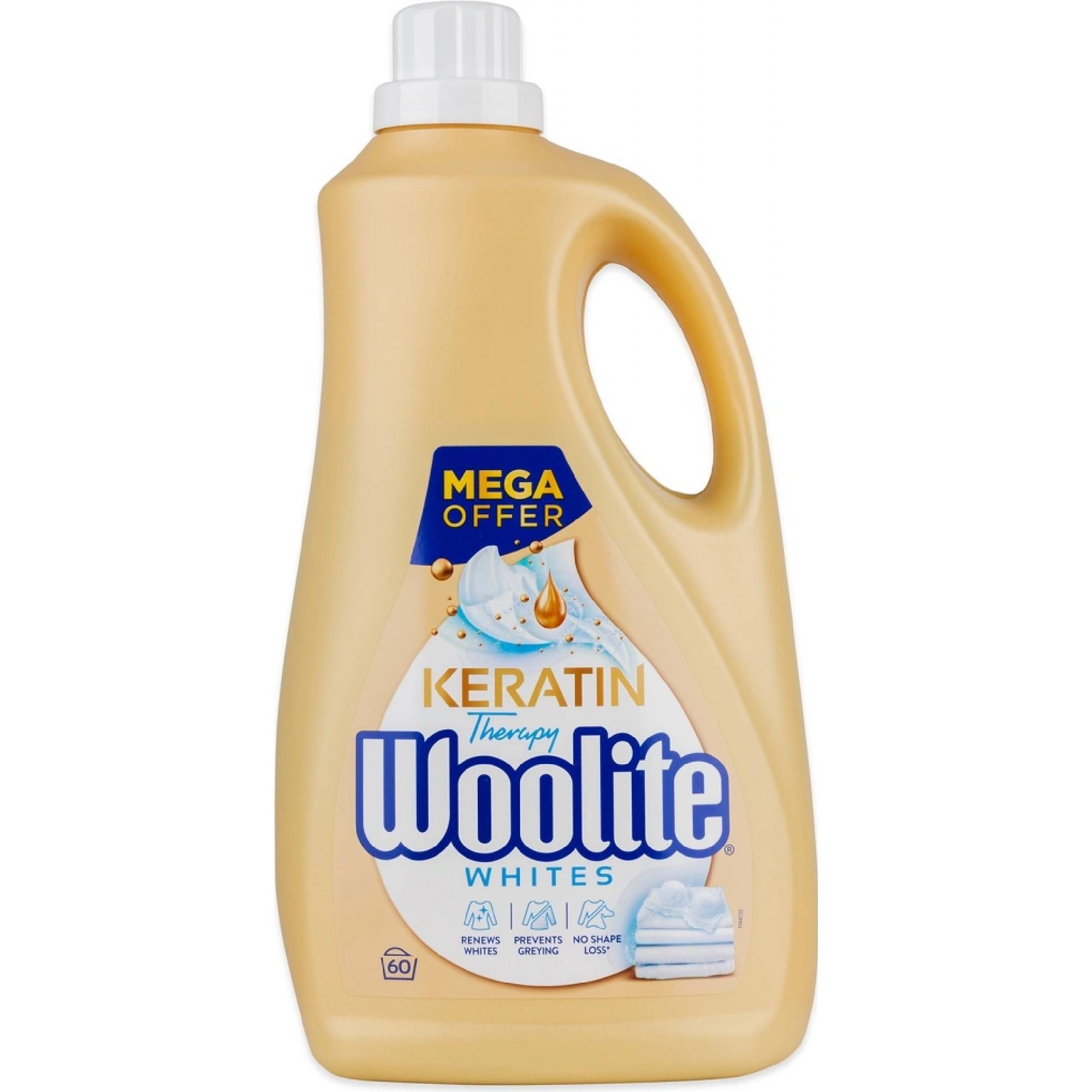 Woolite 3,6L 60PD Keratin Therapy Whites
