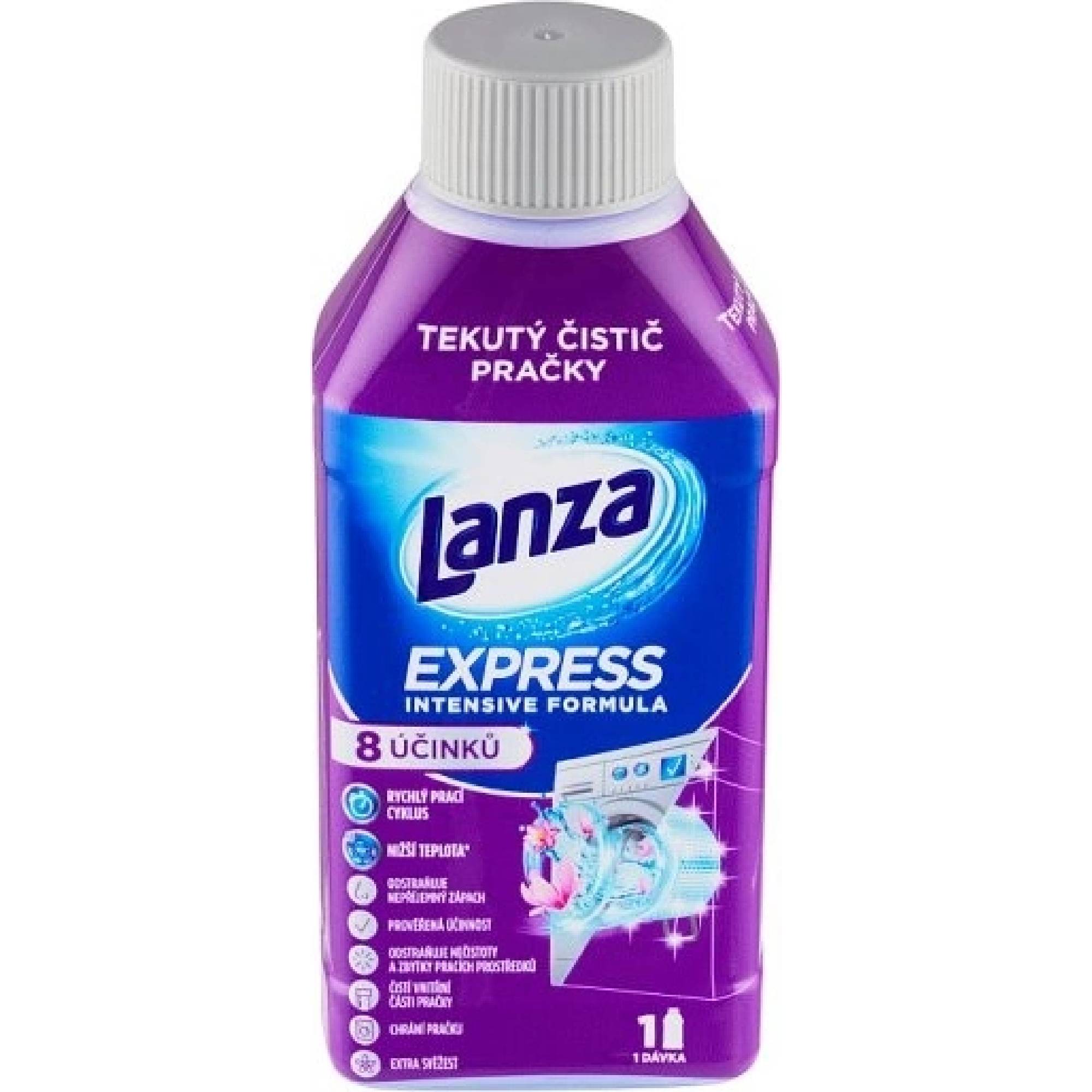 Lanza 250ml tek.čistič práčky Express