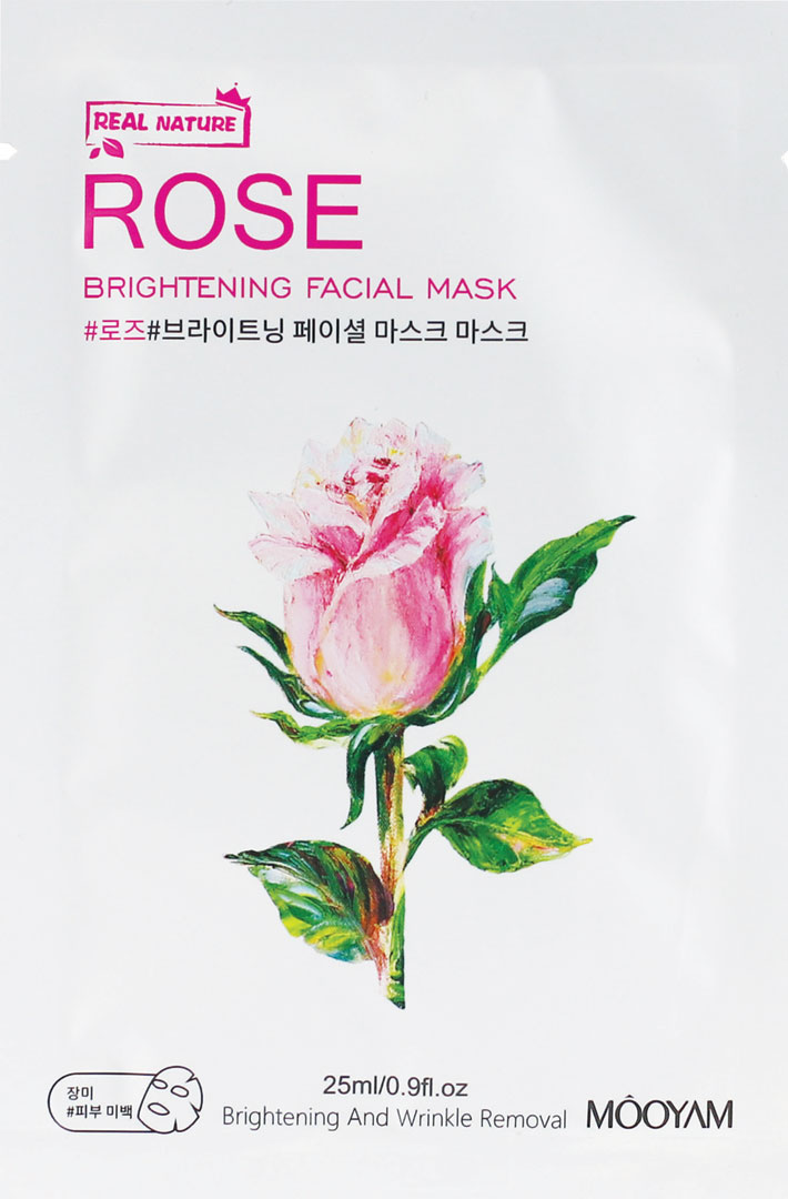 Mooyam pleťová maska Rose Brightening 25ml