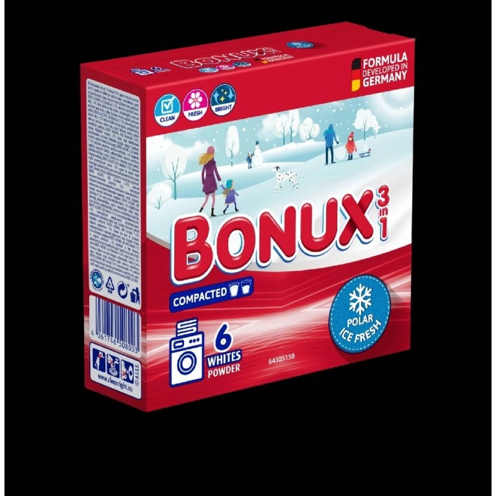 Bonux prášok 390g 6PD Polar Ice Fresh