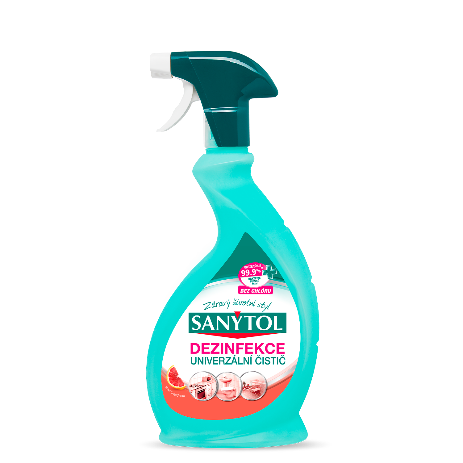 Sanytol Dezinfekčný univerzálny čistič – Grapefruit 500ml