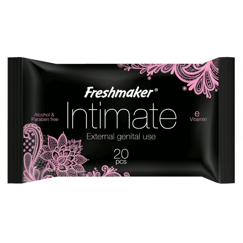 Vlhčené utierky Freshmaker Intimate 20ks