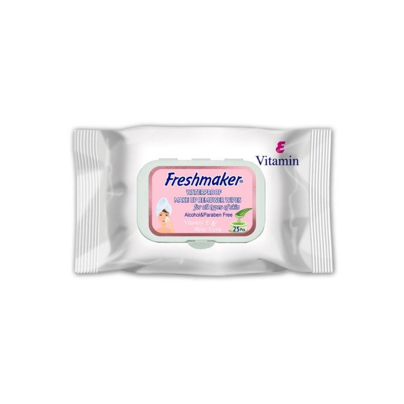Vlhčené utierky Freshmaker Make UP 25ks