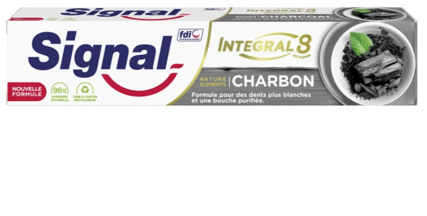 Zubná pasta Signal Natural Elements Integral8 Charcoal 75 ml