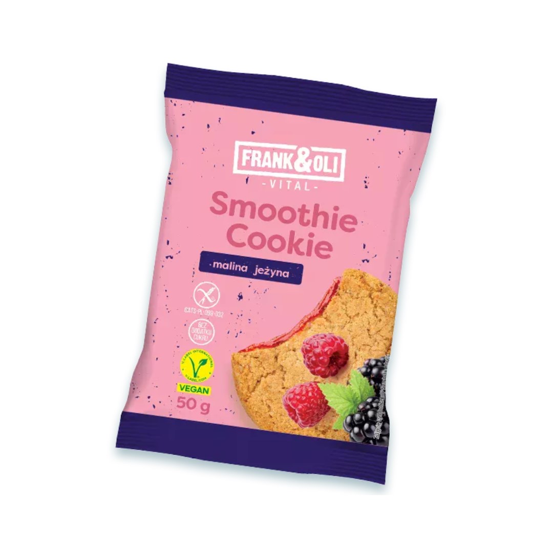 Tyčinka COOKIE Smoothie 50g - malina