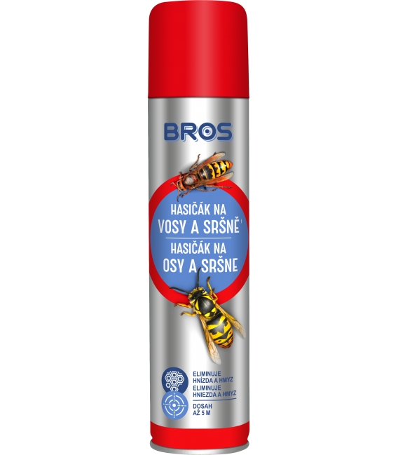 BROS sprej proti osám a sršňom 600ml hasičák