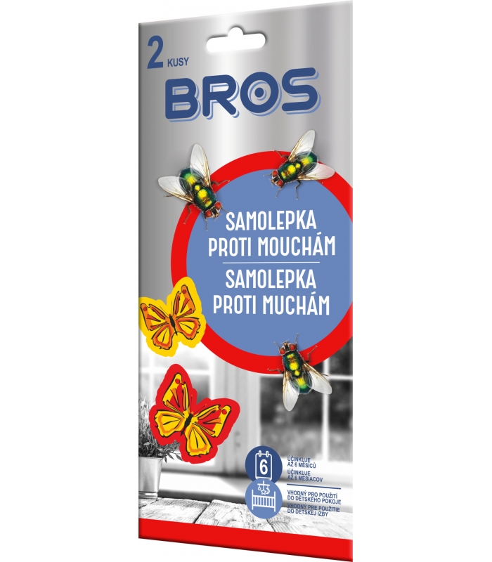 BROS samolepka proti muchám 2ks