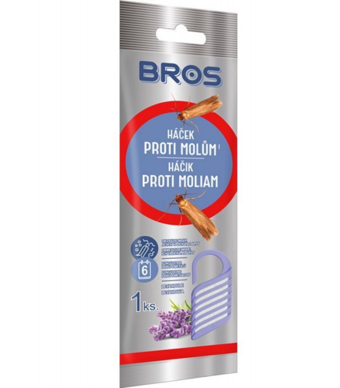 BROS háčik proti moliam s vôňou levandule