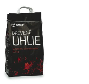 Drevené uhlie DRACO 2,5kg