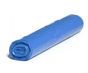 Vrece 120L modré rolované 40my (25ks)
