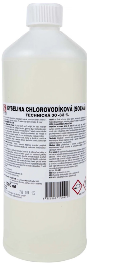 Kyselina soľná 1L