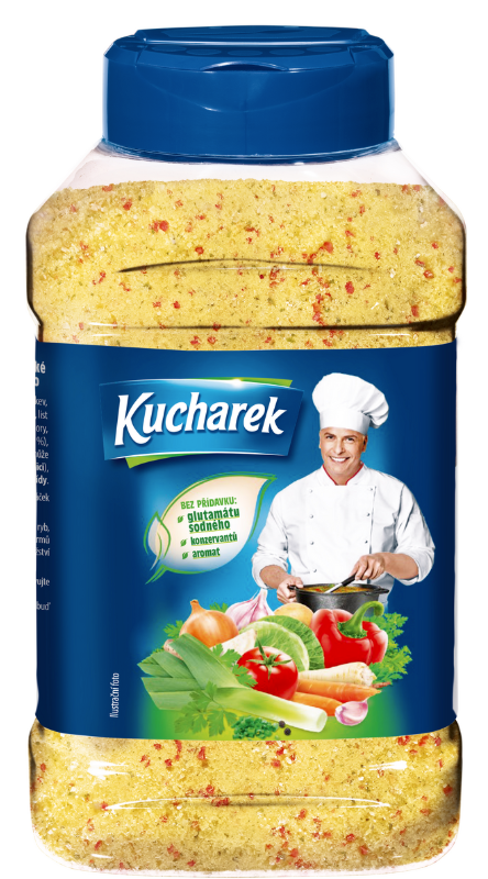 Kucharek ochucovadlo sypké bez glutamanu 900g
