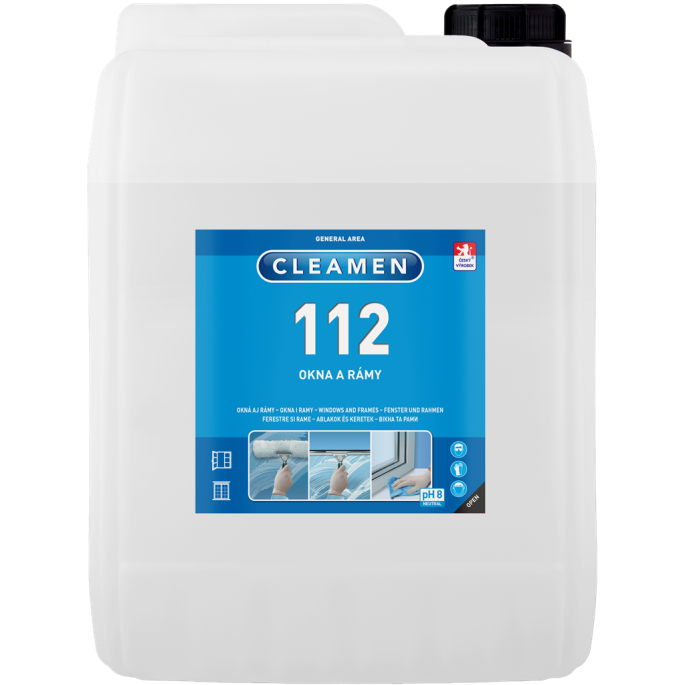 CLEAMEN 112 sklenené plochy 10L