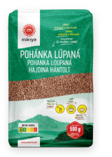 Pohánka lúpaná 500g Mánya
