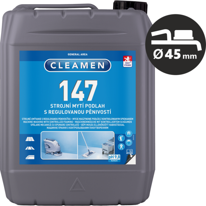 CLEAMEN 147 5L strojné umývanie podláh s reg.peňivosťou