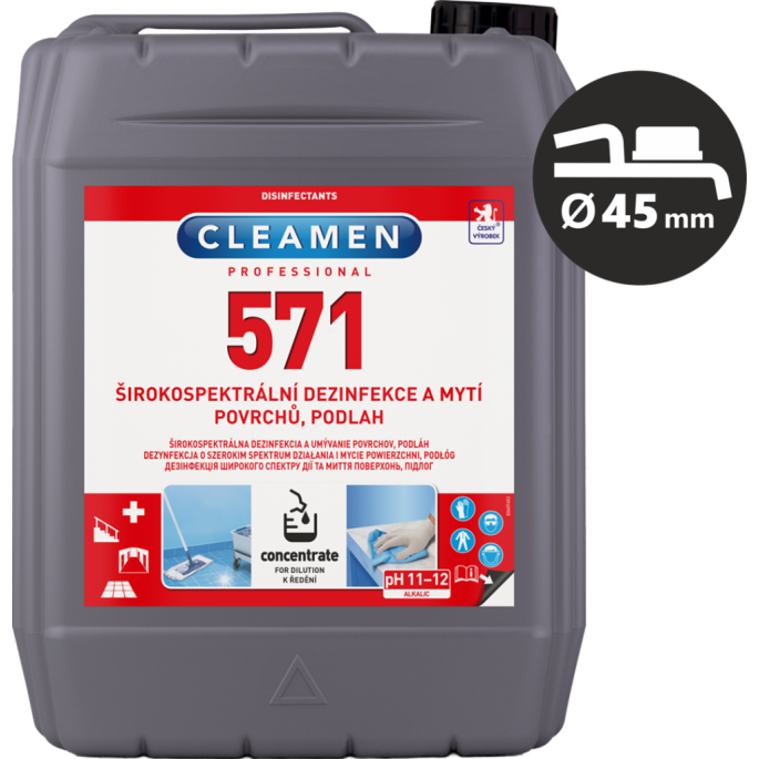 CLEAMEN 571 5L širokospektrálna dezinfekcia