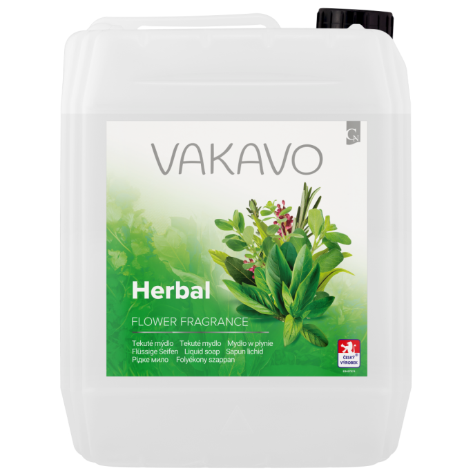 Tekuté mydlo VAKAVO HERBAL 5L
