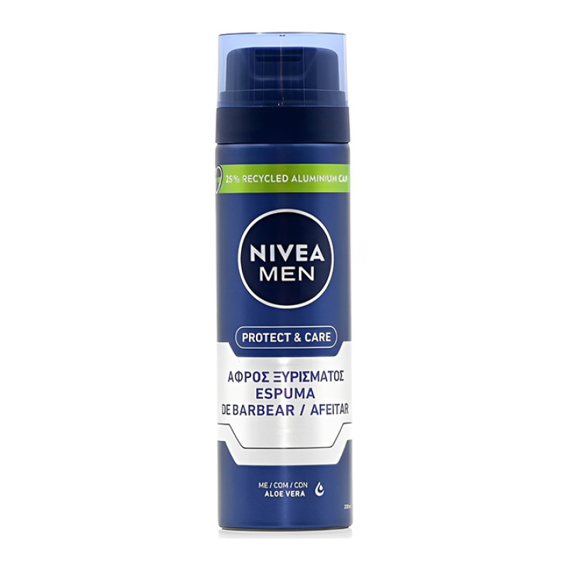 Nivea pena na holenie 200ml Protect & care