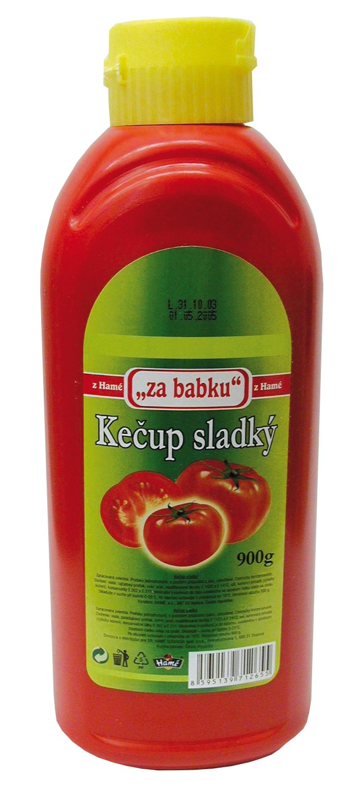 Kečup jemný 900g za babku