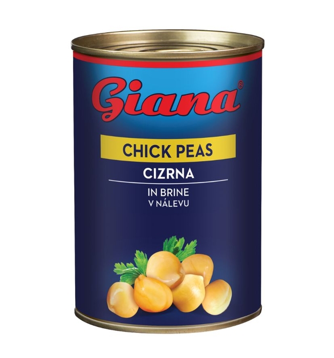 Cícer sterilizovaný 425ml/400g Giana
