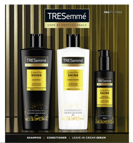 Darček.taška Tresemmé šampón400ml+conditioner400ml+krém.sérum200