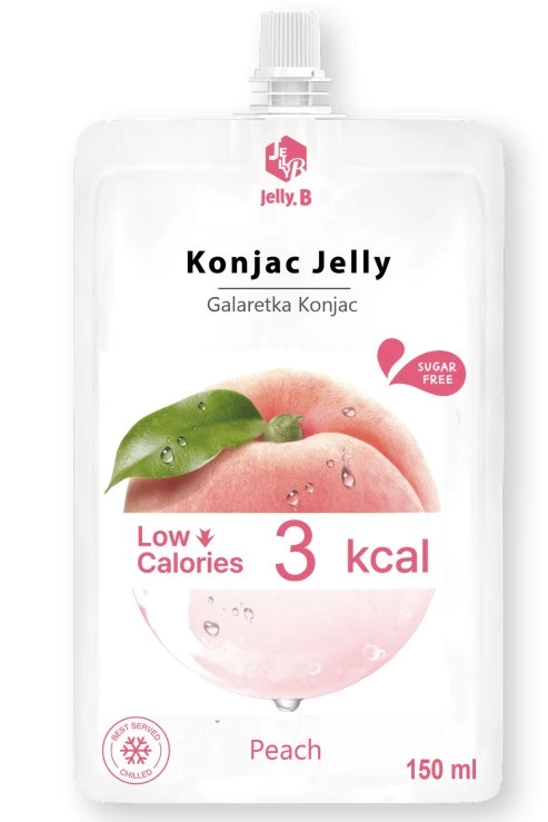 Konjac želé 150ml Broskyňa