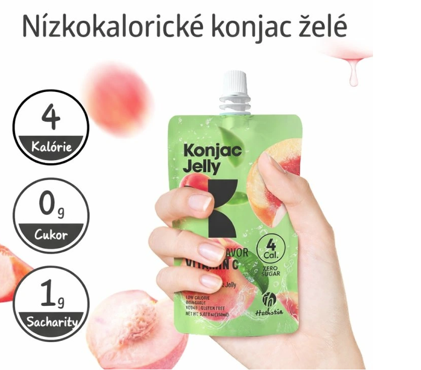 Prezentácia textúry nízkokalorického želé