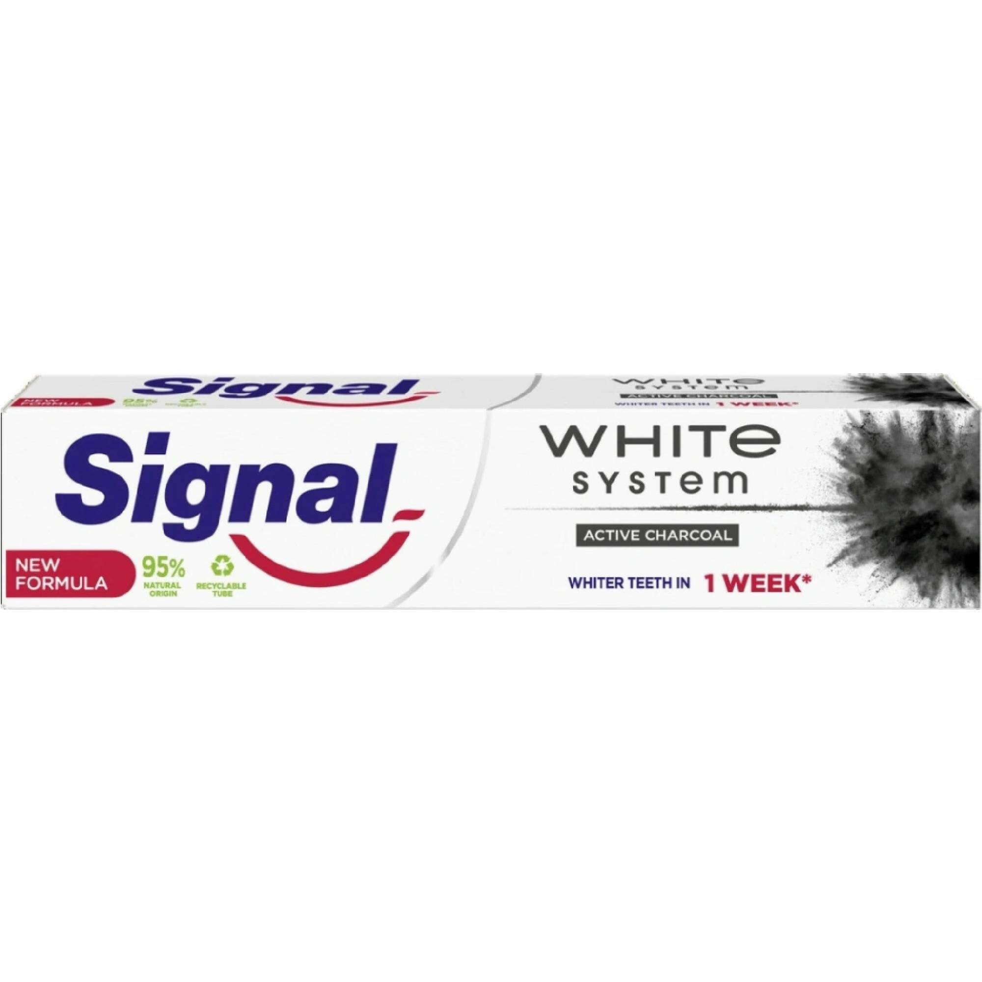 Zubná pasta Signal White System Charcoal 75ml