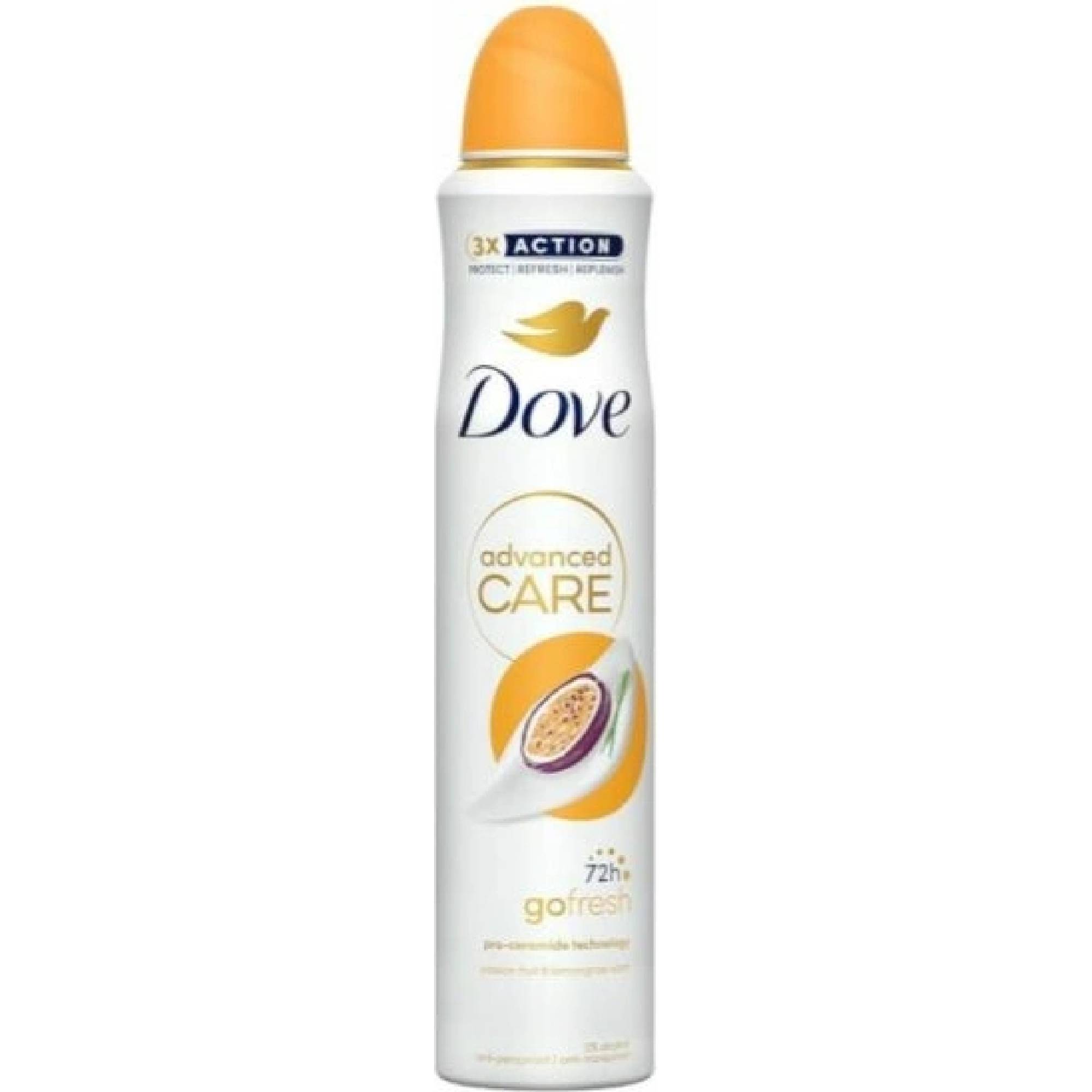 Dove DEO WOMEN 150ml ADVANCED Passion fruit and Lemongrass