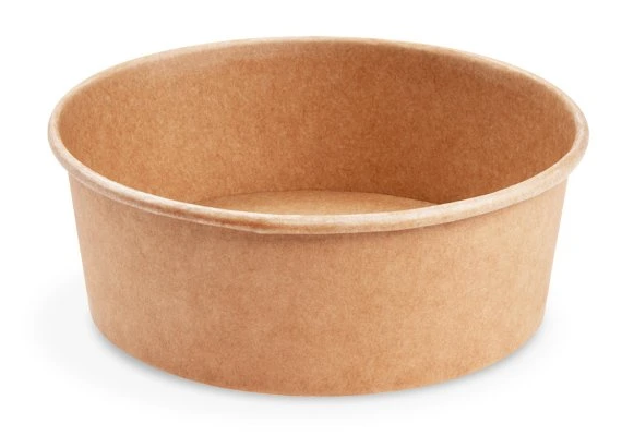 Miska papierová okrúhla KRAFT 185mm/1100ml (50ks) 82911