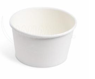 Miska papierová okrúhla BIELA 115mm/350ml (50 ks)