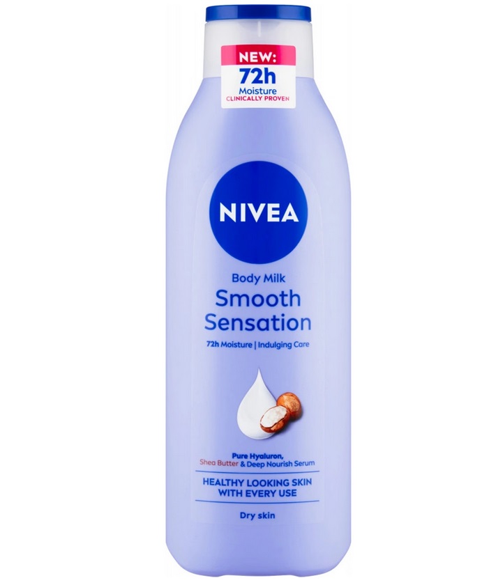Nivea telové mlieko 250ml Smooth Sensation