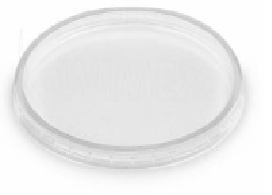 Viečko pre misky okrúhle PEVNÉ WIM PP 127mm (50ks)