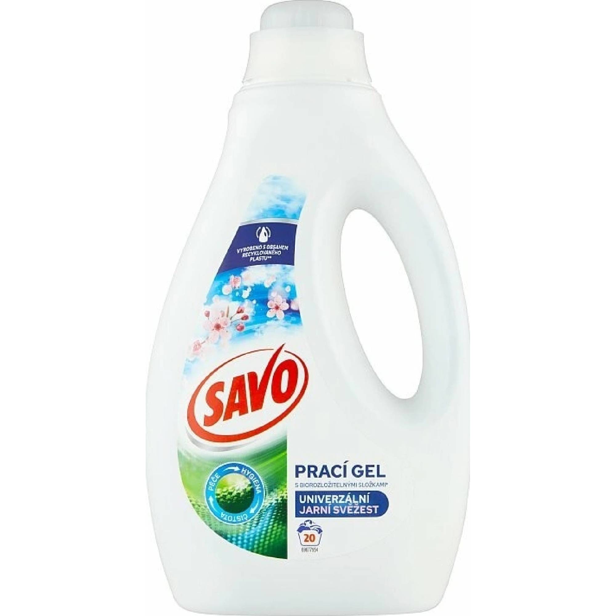 Savo gél na pranie 1L (20PD) Univerzálny Jarná Sviežosť