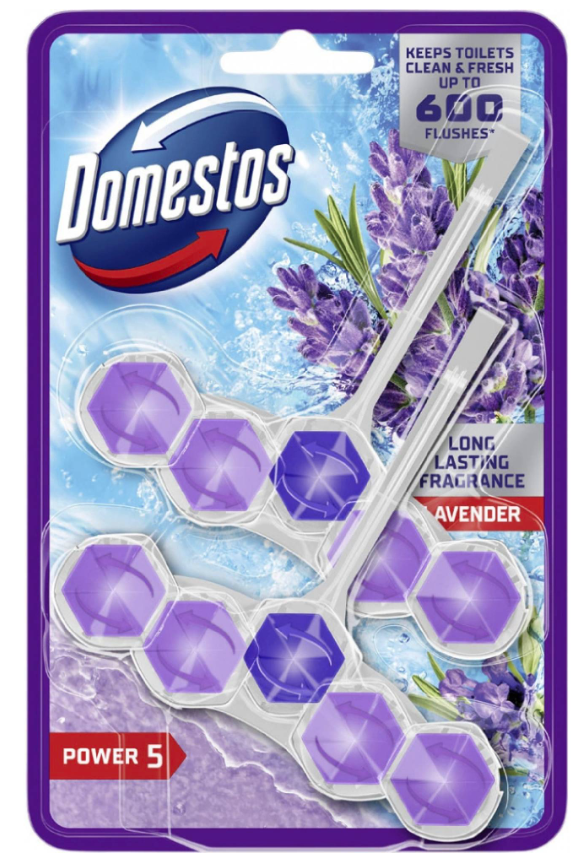 DOMESTOS POWER 5 tuhý blok 2x50g LAVENDER