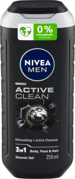 Nivea Men sprchový gél 250ml Active Clean