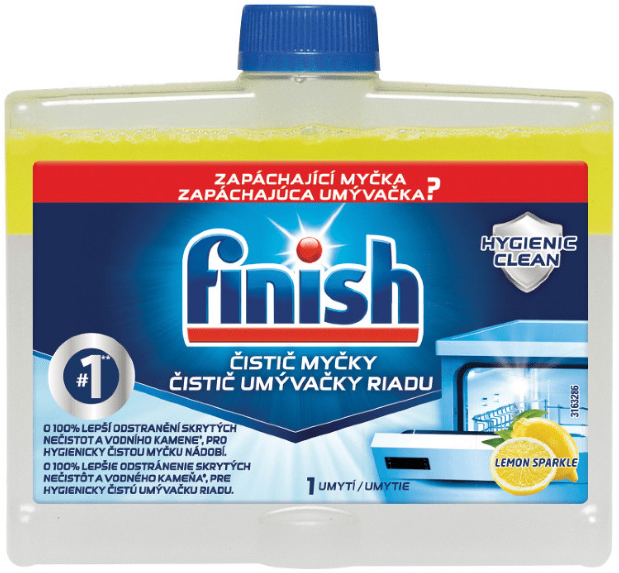 Finish Čistič umývačky lemon 250 ml