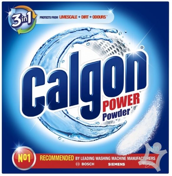 Calgon POWER Powder 3v1 prášok na zmäkčenie vody 500g