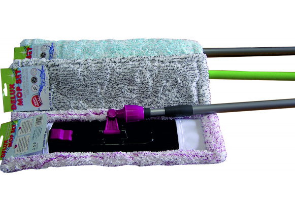 Mop Delux Pastel komplet s teleskopickou tyčou