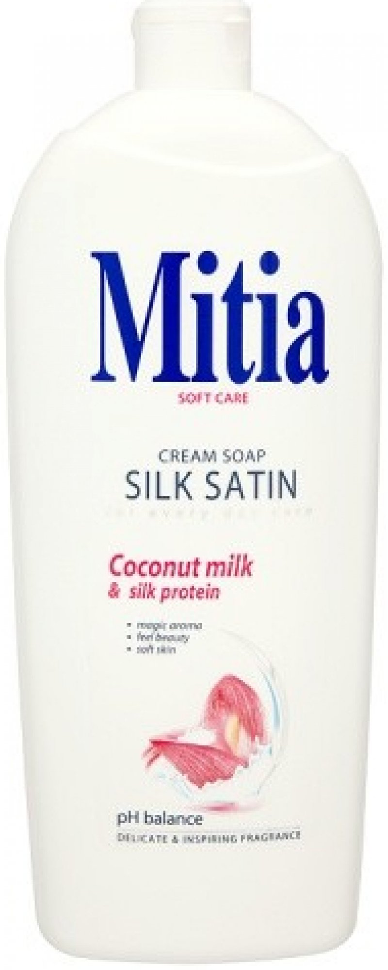 Mitia Silk Satin tekuté mydlo náhradná náplň 1 l