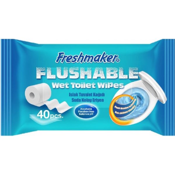Freshmaker splachovateľný vlhčený toaletný papier 40ks