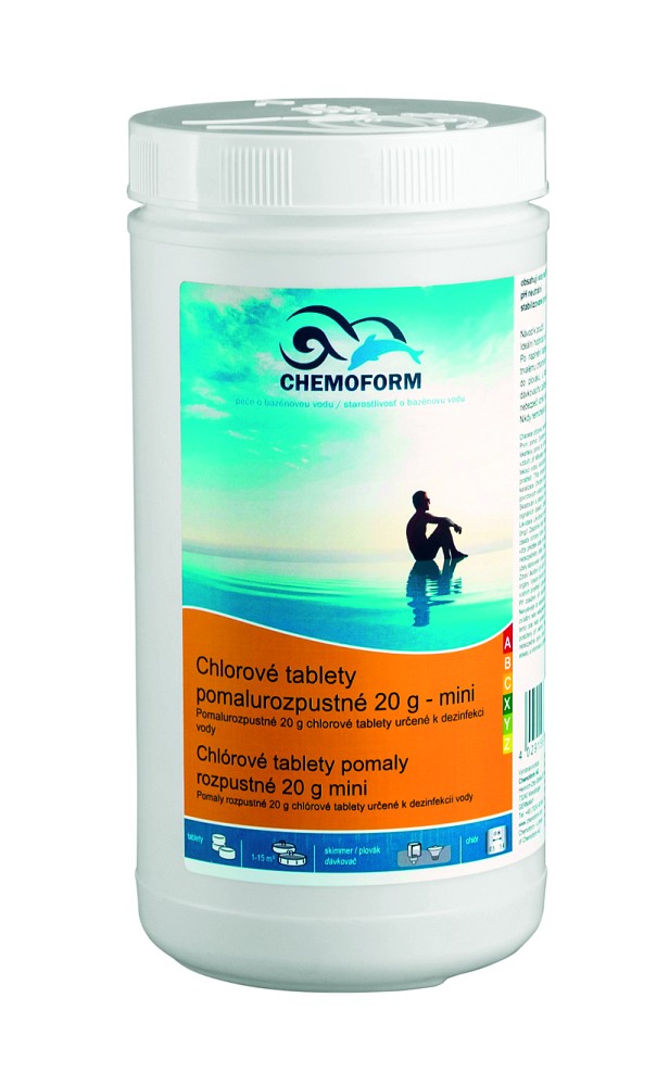 Chemoform bazénové tablety pomalyrozpustné mini 1kg